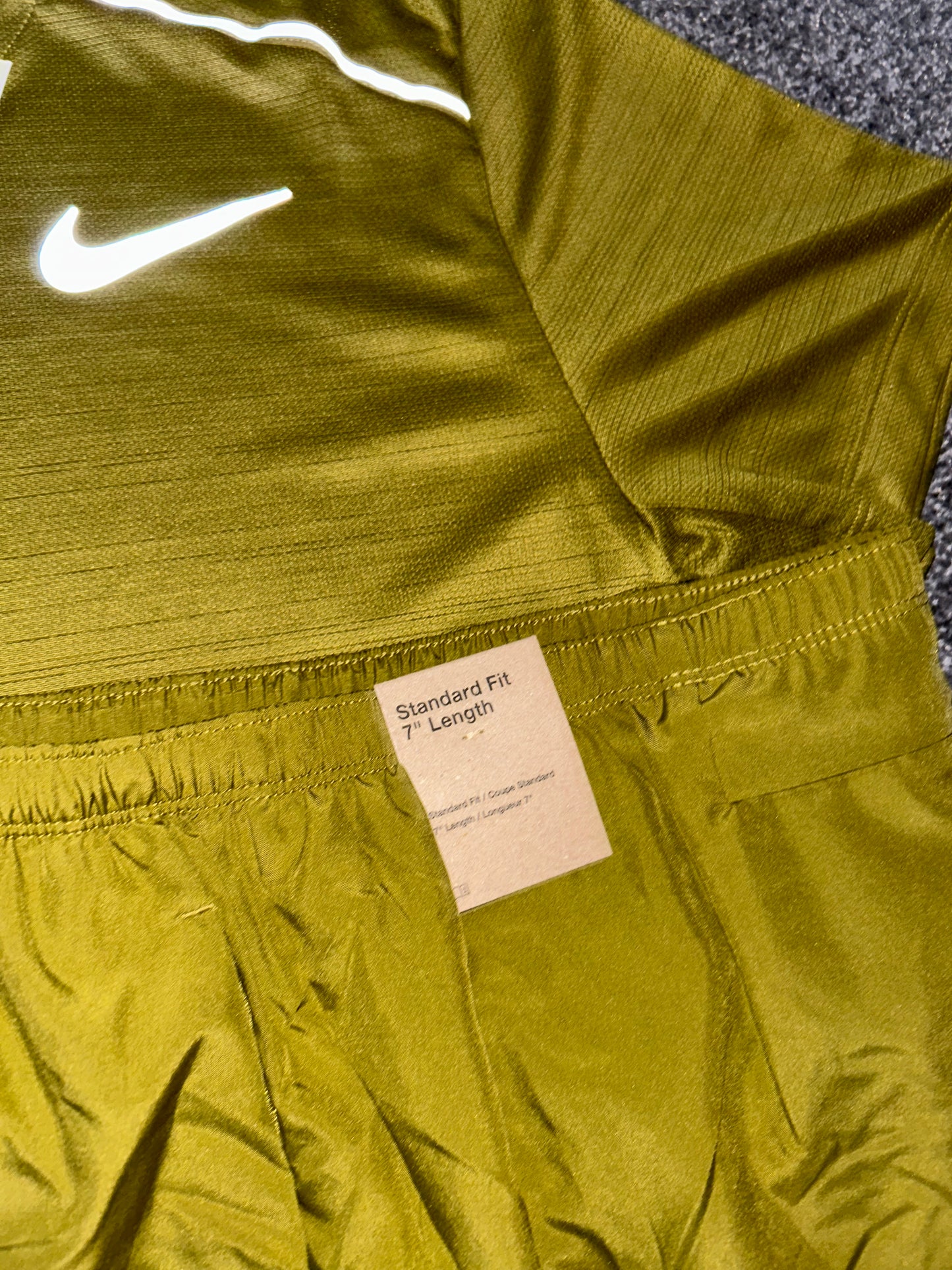 Nike miler set with shorts “Pacific moss”