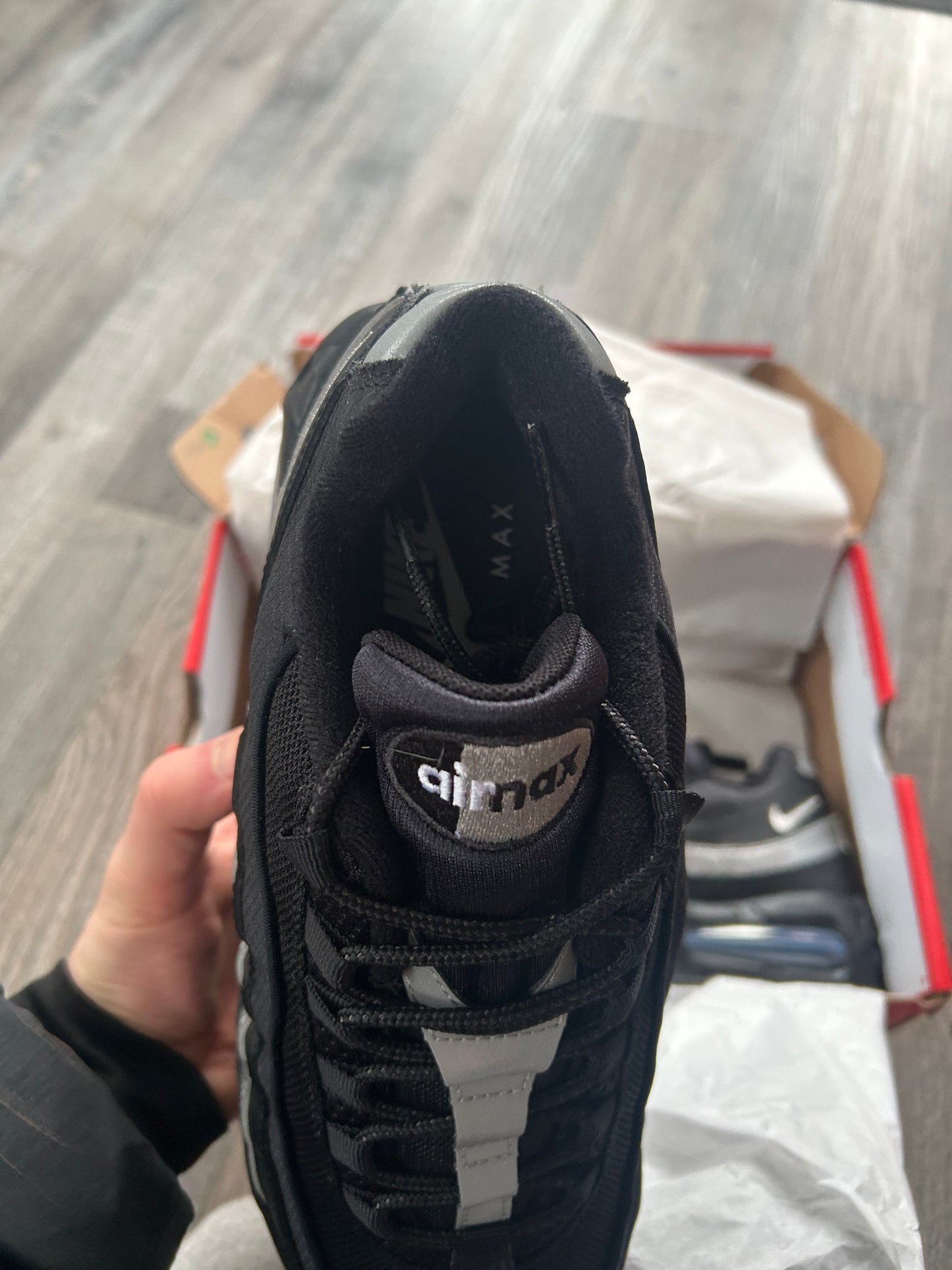 Nike air max 95 “Black/mettalic silver”