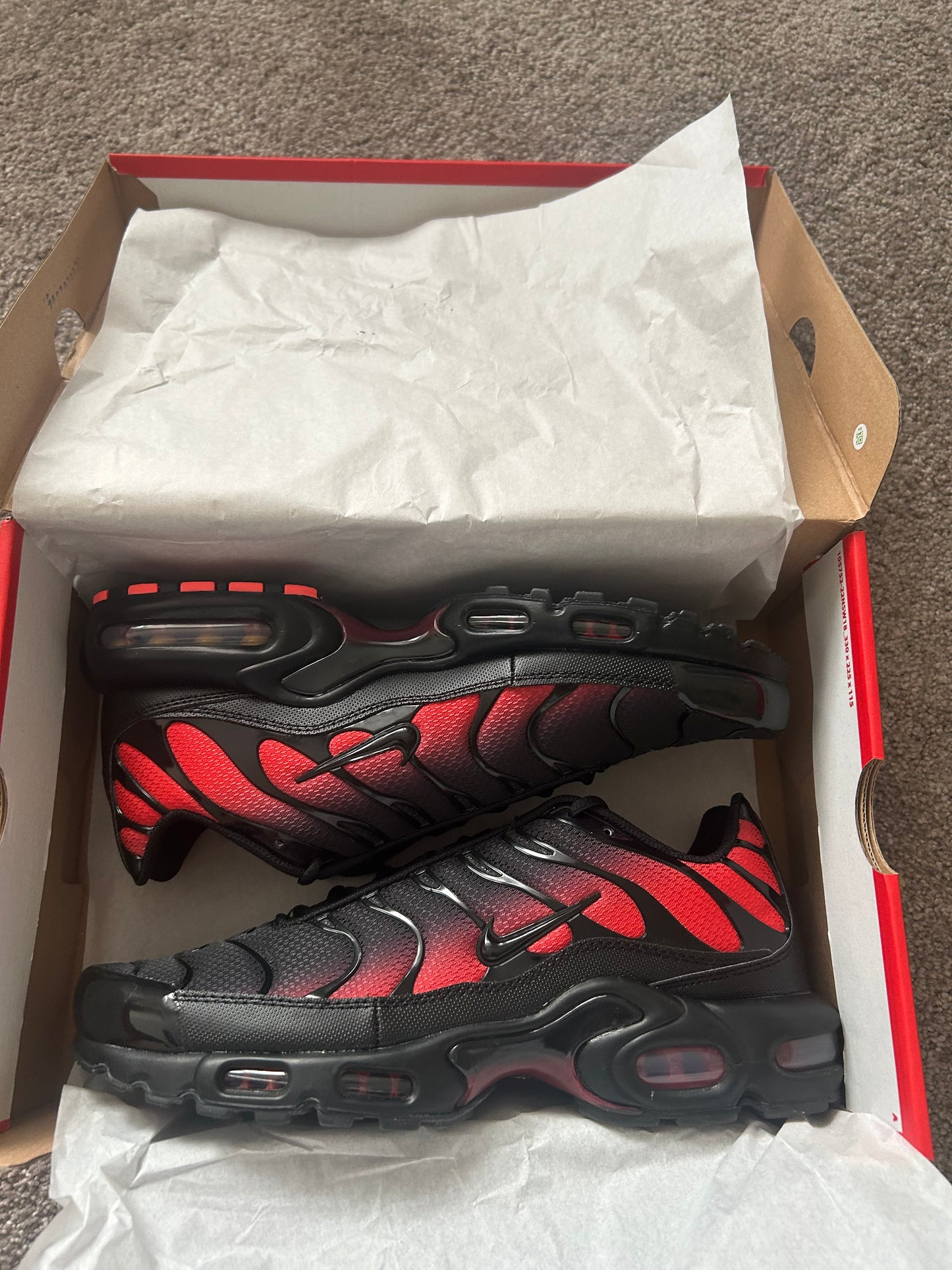 Nike air max plus Tn “Bred Fades”
