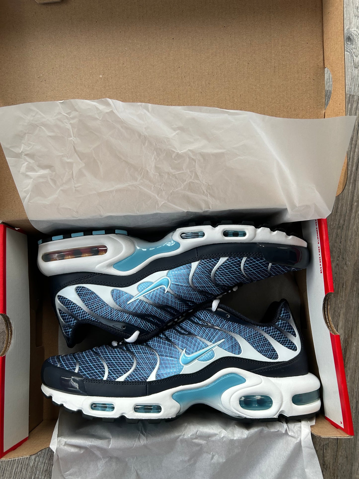 Nike air max plus Tn “Obsidian grids”