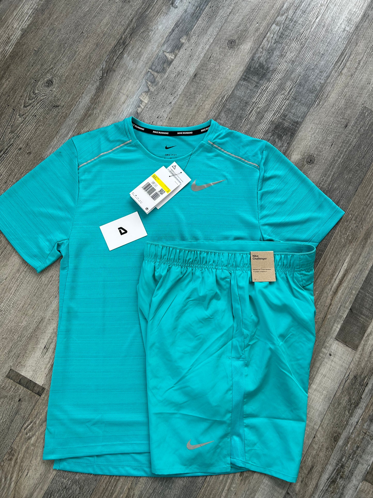 Nike miler set with shorts “Dusty Cactus”