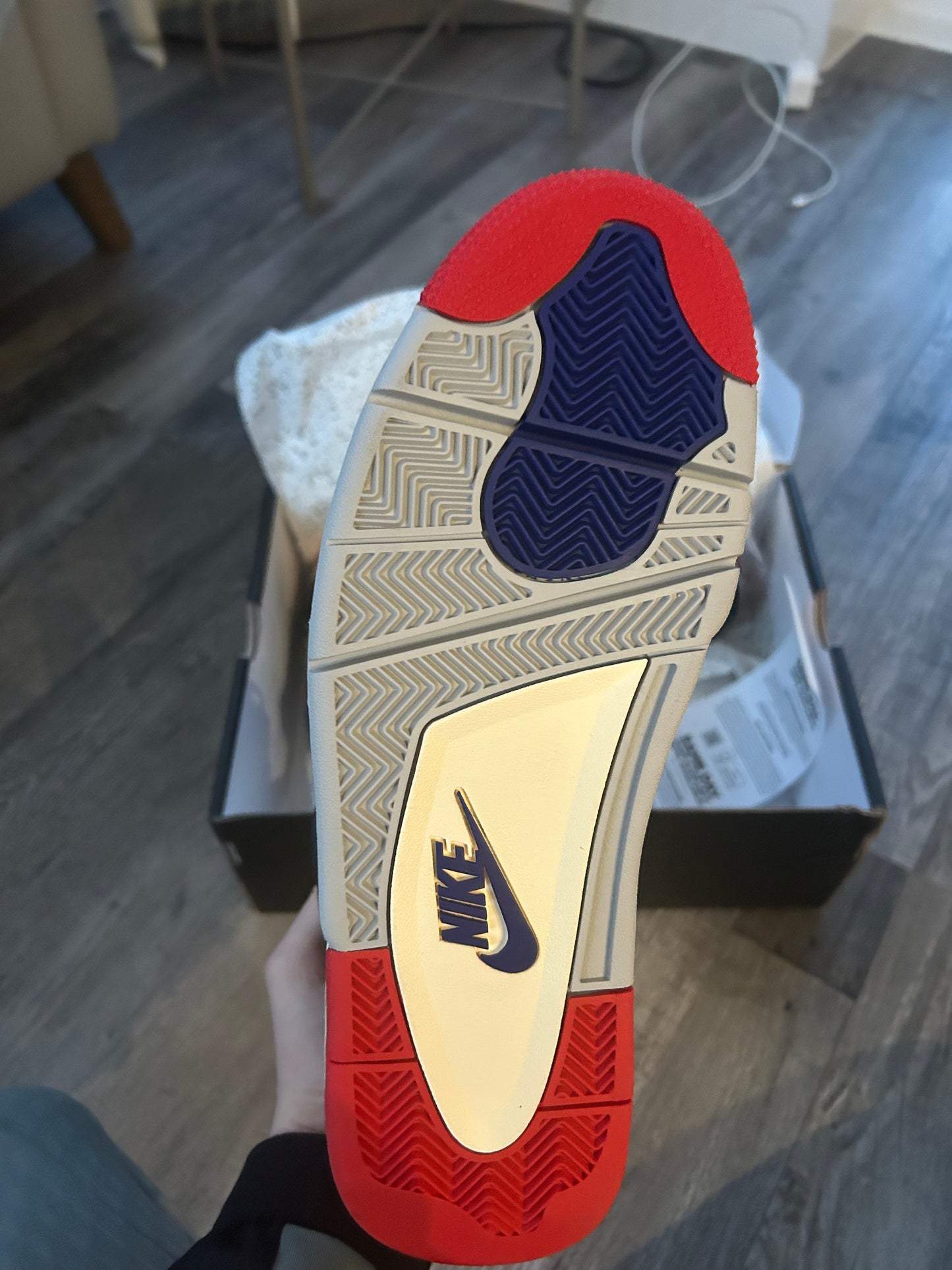 Nike air Jordan 4 “royal blue/red”