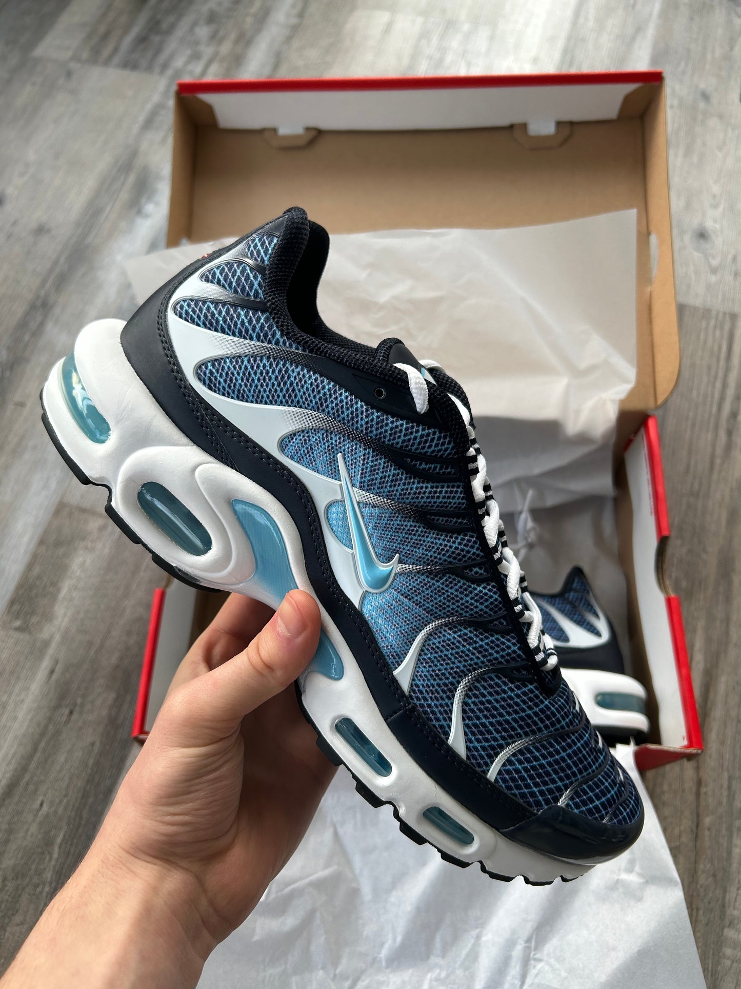 Nike air max plus Tn “Obsidian grids”