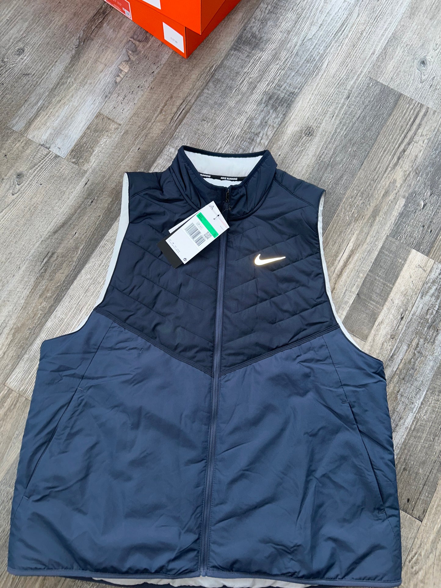 Nike navy Gilet jacket
