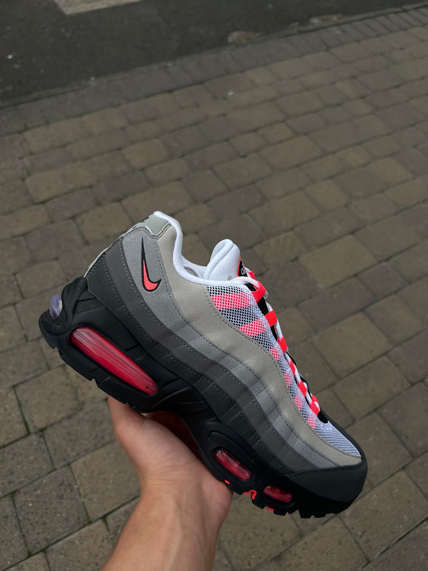 Nike air max 95 big bubble “Solar reds”