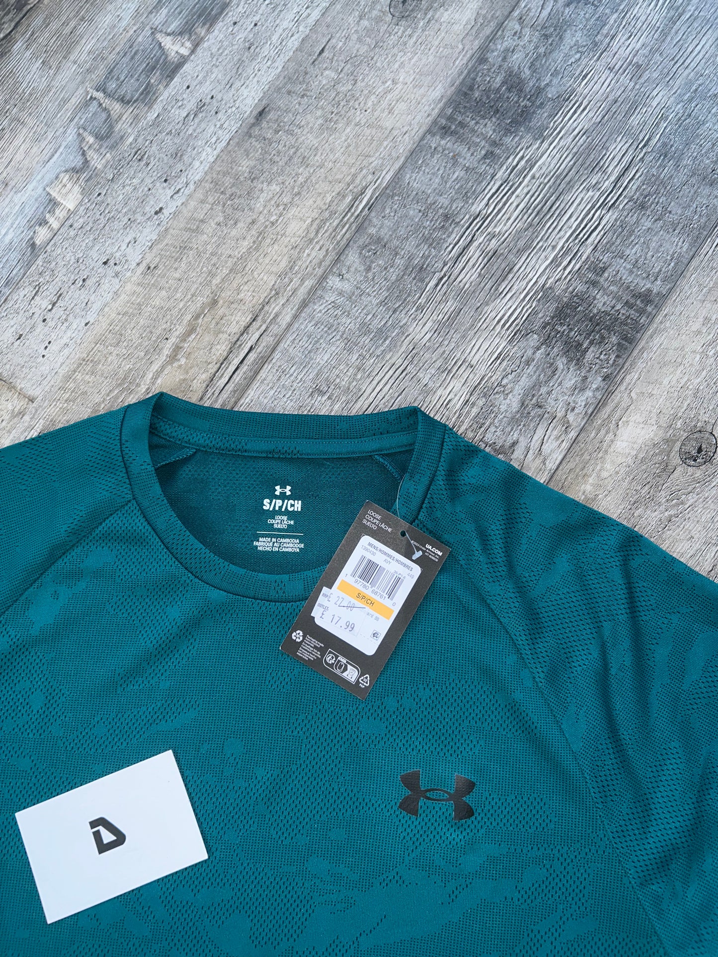 Under armour set with shorts “Turquoise blue”