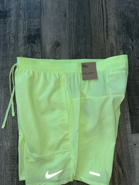 Nike flex stride shorts Neon yellow