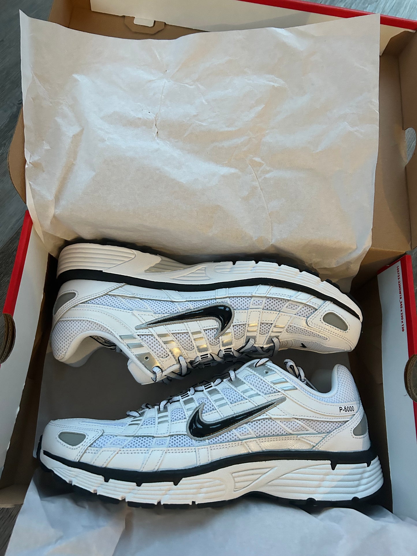 Nike P6000 “Metallic whites”