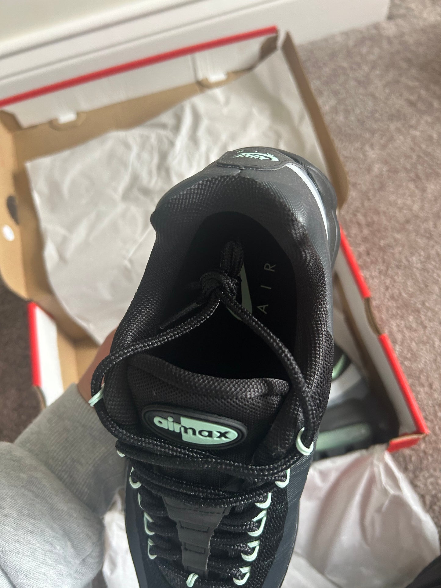 Nike air max 95 Ultra “Mint green/black”